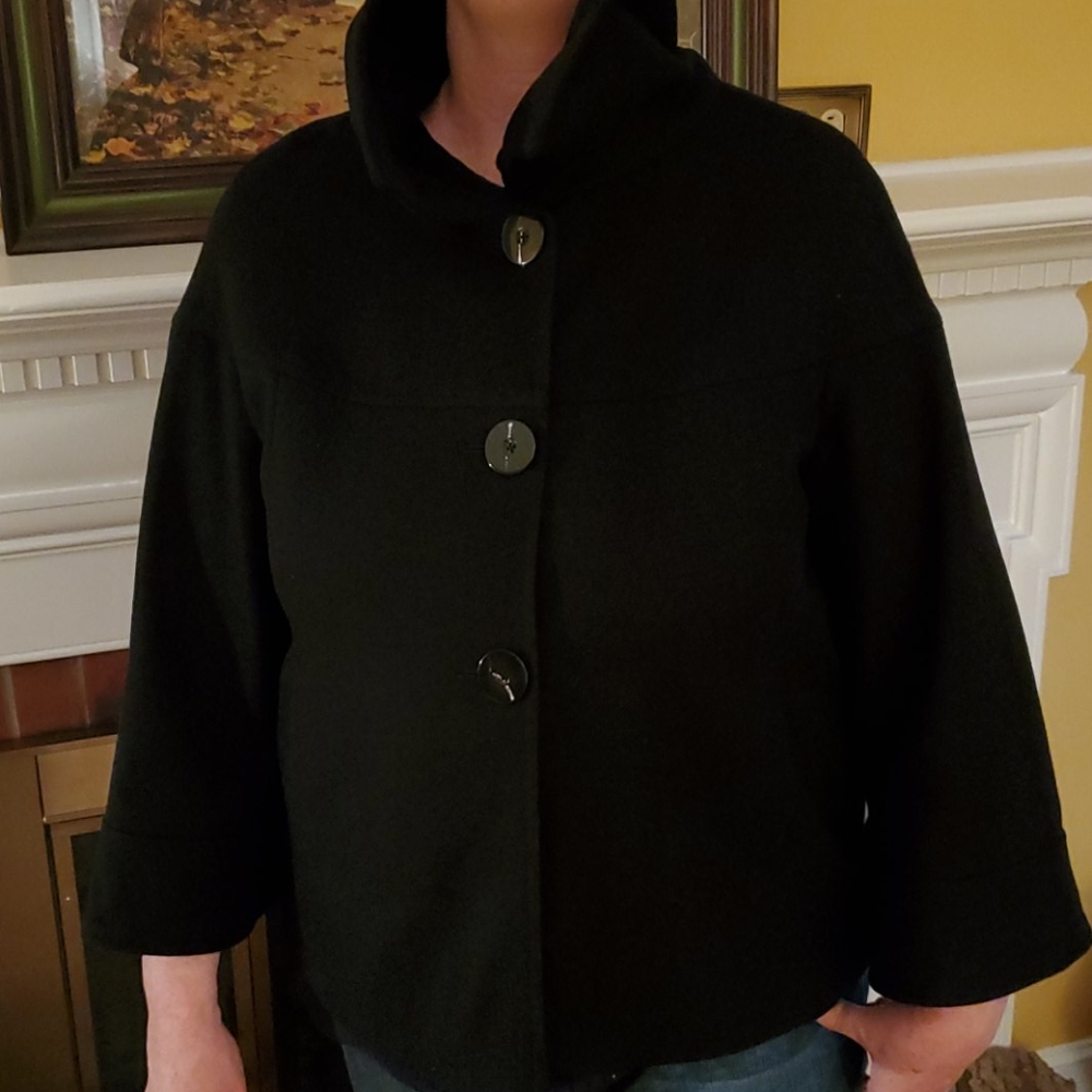 Black GAP 3 Quarter Jacket
